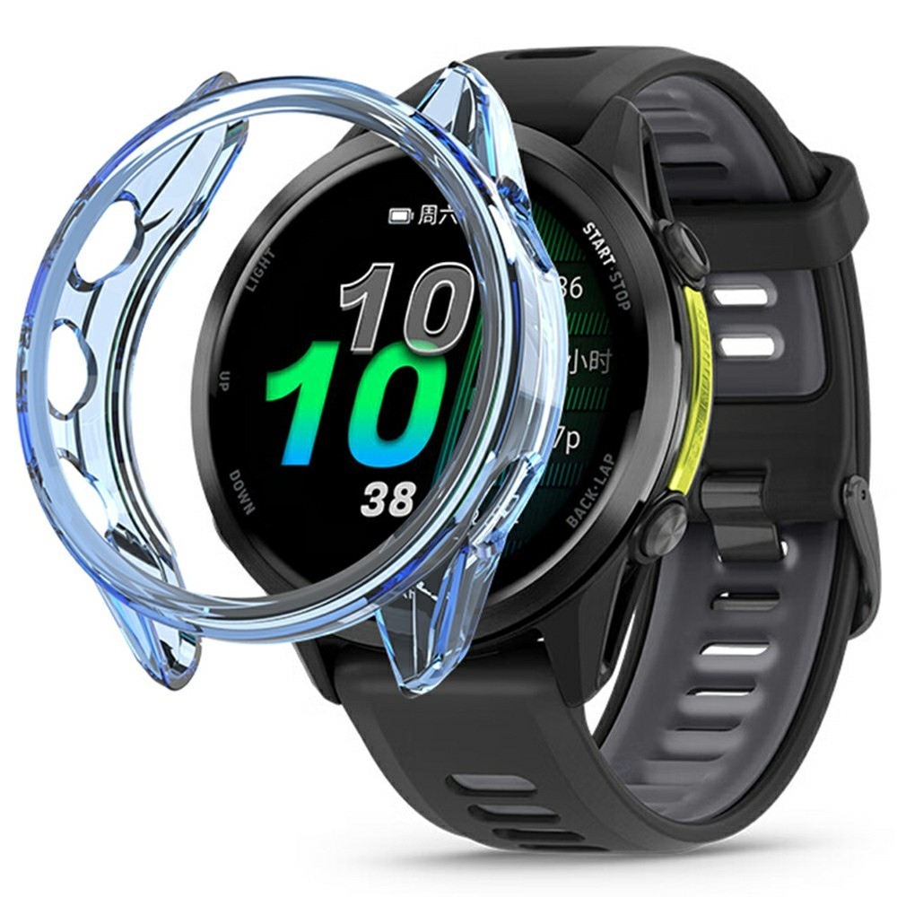 Halfe gélové nasadzovacie puzdro na Garmin Forerunner 970 - modré