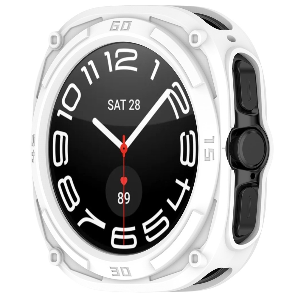 Halfe gélové nasadzovacie púzdro na Samsung Galaxy Watch Ultra2 47mm/Watch Ultra (2025) 47mm - biele