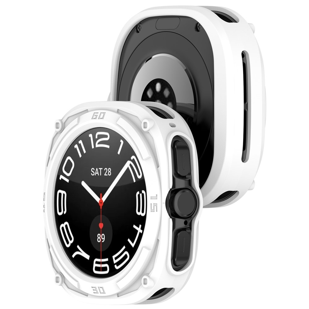 Halfe gélové nasadzovacie púzdro na Samsung Galaxy Watch Ultra2 47mm/Watch Ultra (2025) 47mm - biele