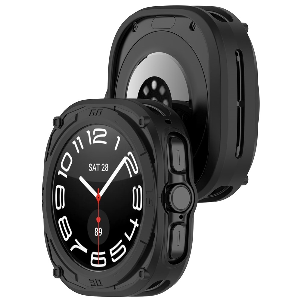 Halfe gélové nasadzovacie puzdro na Samsung Galaxy Watch Ultra2 47mm/Watch Ultra (2025) 47mm - čierne