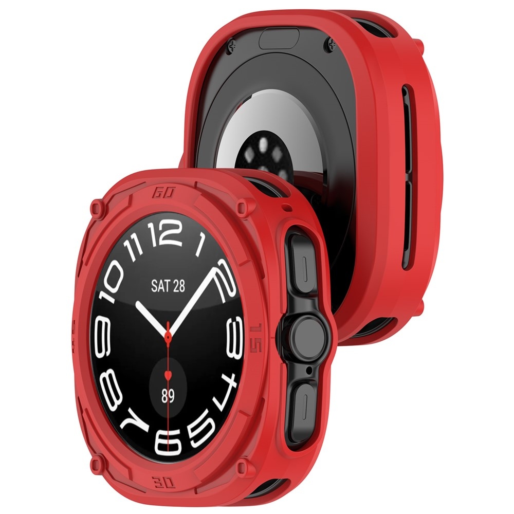 Halfe gélové nasadzovacie puzdro na Samsung Galaxy Watch Ultra2 47mm/Watch Ultra (2025) 47mm - červené
