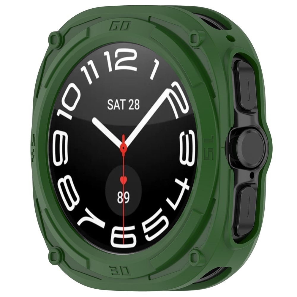 Halfe gélové nasadzovacie puzdro na Samsung Galaxy Watch Ultra2 47mm/Watch Ultra (2025) 47mm - zelené