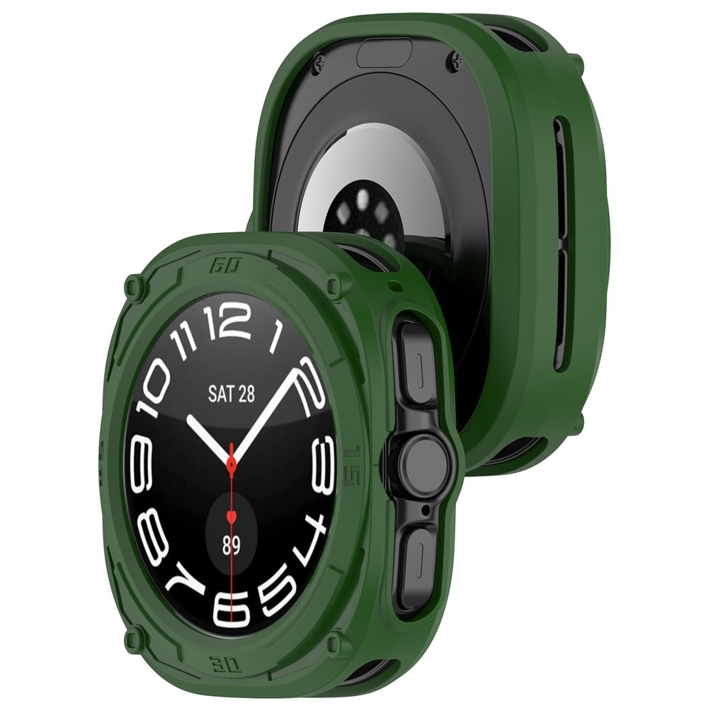 Halfe gélové nasadzovacie puzdro na Samsung Galaxy Watch Ultra2 47mm/Watch Ultra (2025) 47mm - zelené