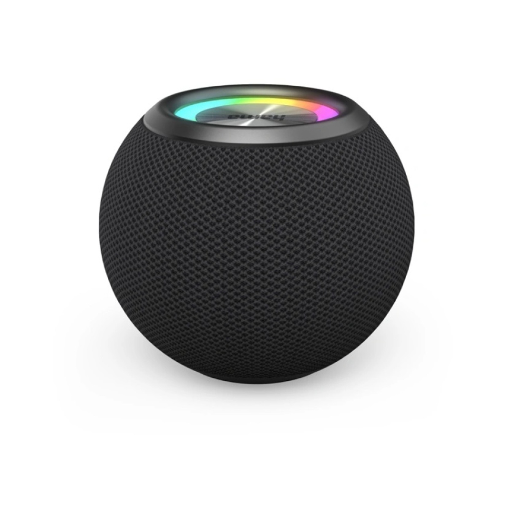 Hama Ball Bluetooth reproduktor 5 W, LED podsvietenie, USB-A, microSD slot - čierny