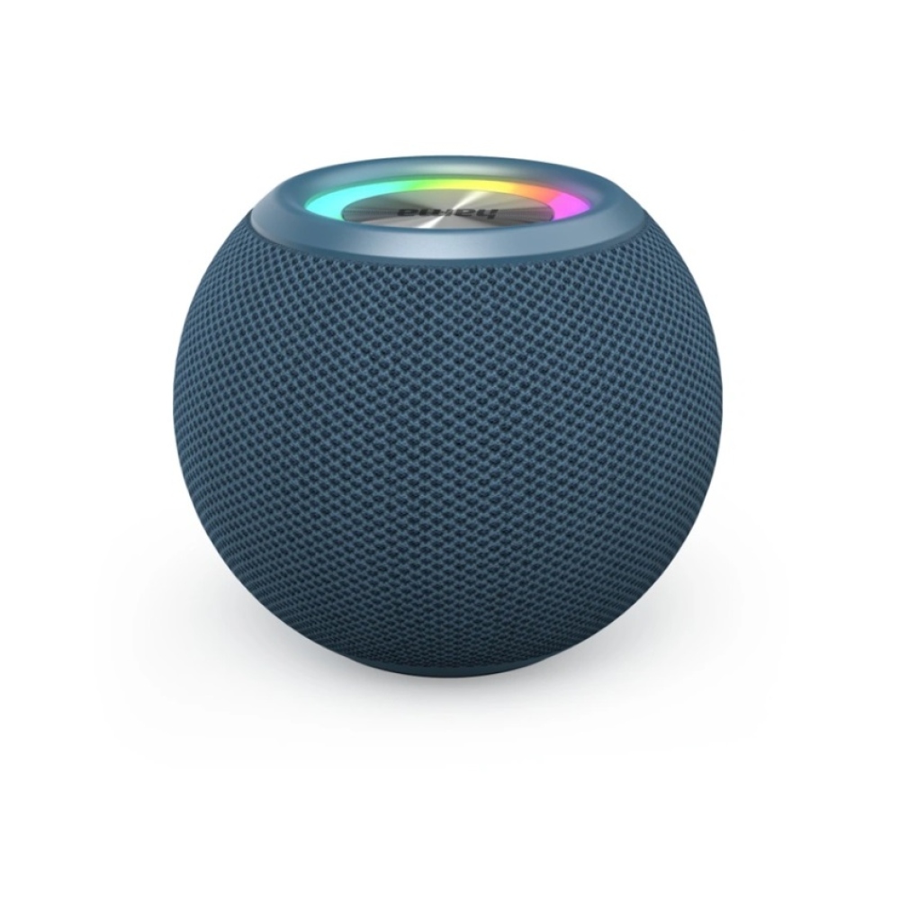 Hama Ball Bluetooth reproduktor 5 W, LED podsvietenie, USB-A, microSD slot - modrý