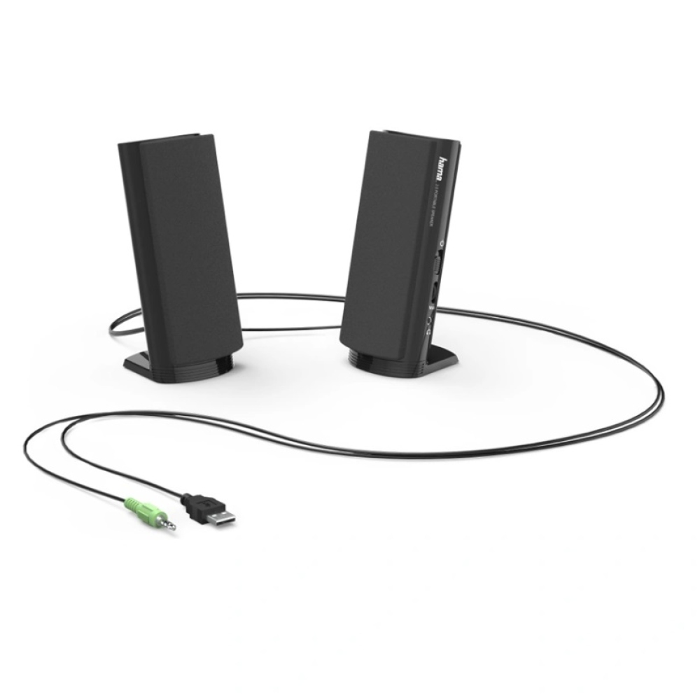 Hama multimediálne reproduktory E80, USB napájanie