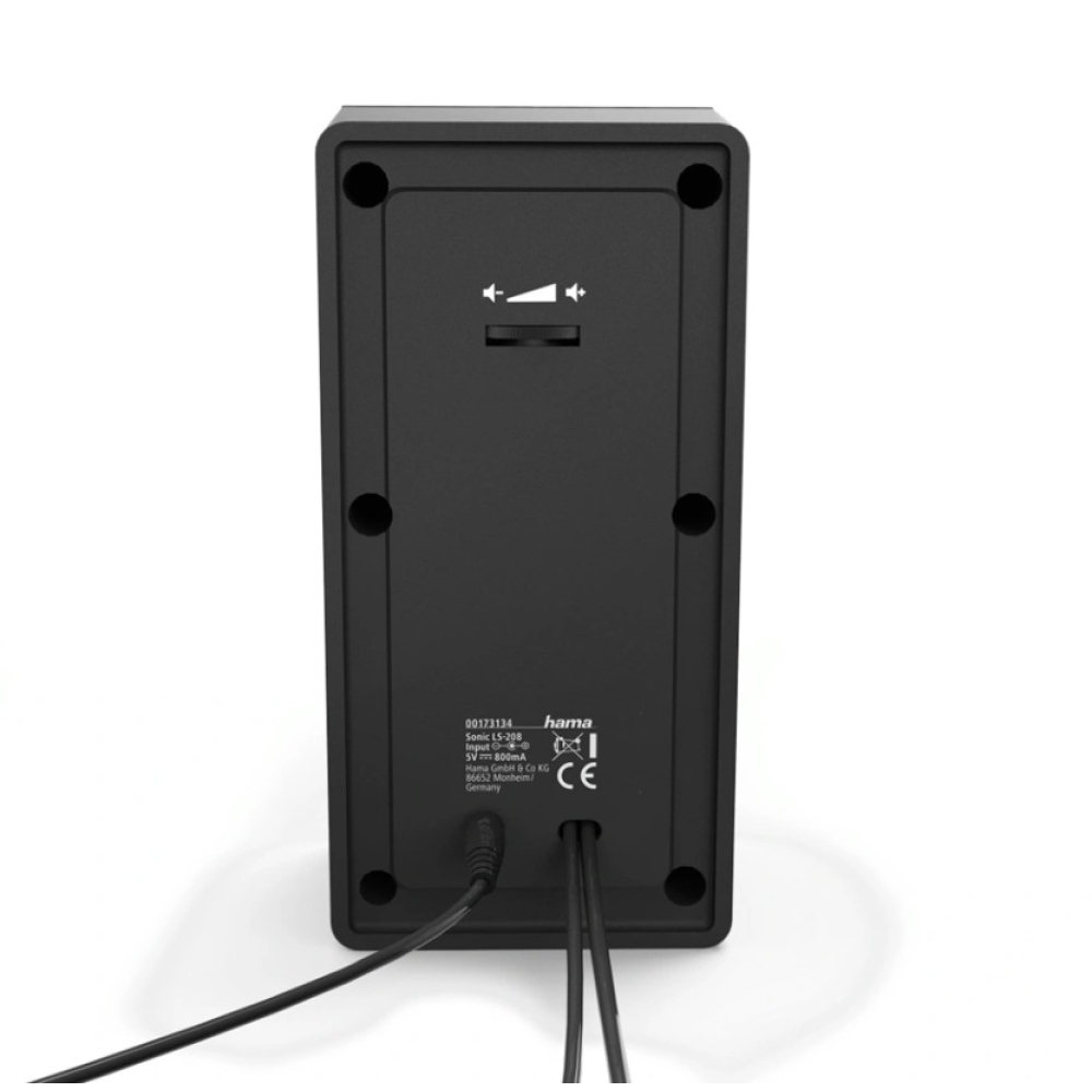 Hama PC reproduktory Sonic LS-208 - čierne