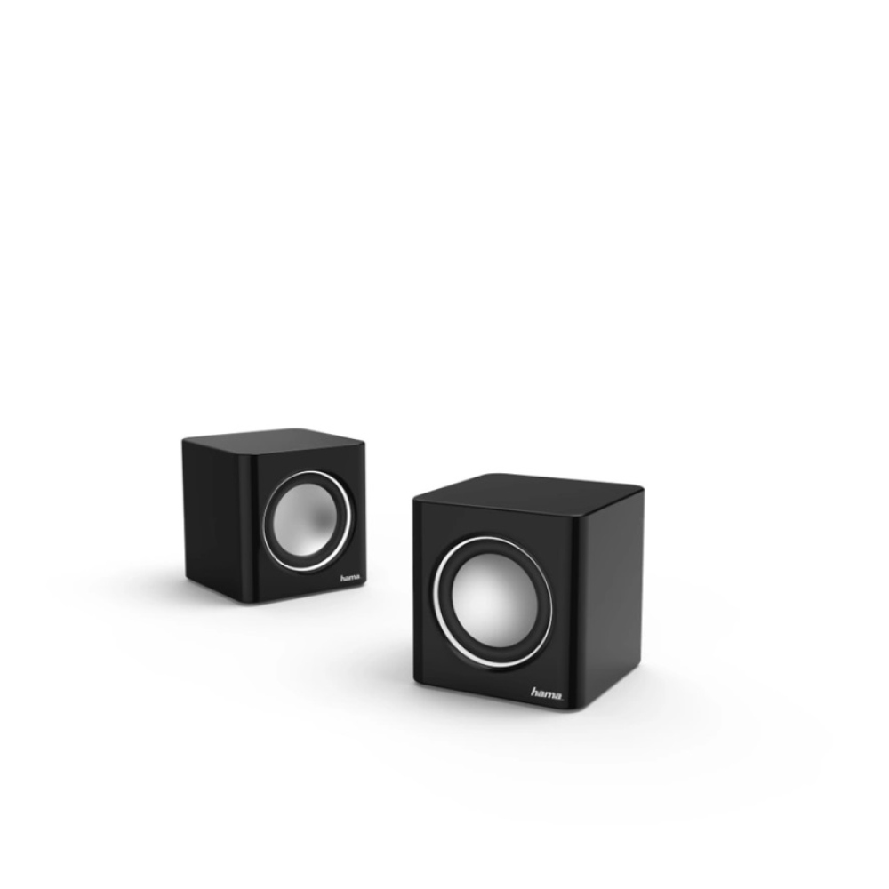 Hama reproduktory k notebooku Sonic Mobil 185 - čierne / strieborné