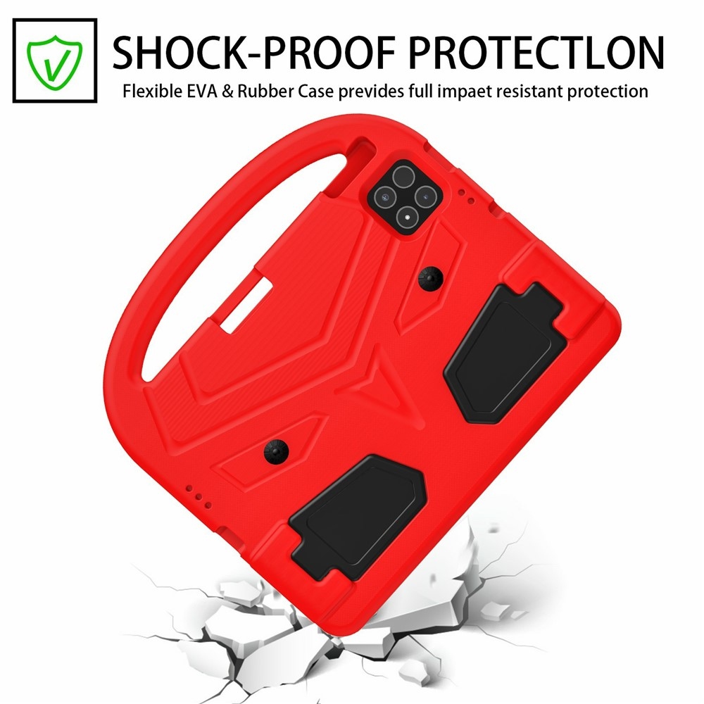 Handle EVA odolné púzdro s úchytom na tablet Xiaomi Pad 8/8 Pro/7/7 Pro - červené