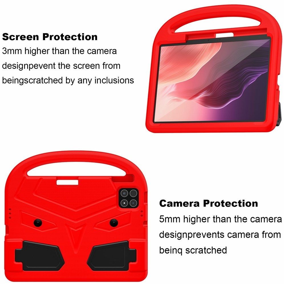 Handle EVA odolné púzdro s úchytom na tablet Xiaomi Pad 8/8 Pro/7/7 Pro - červené