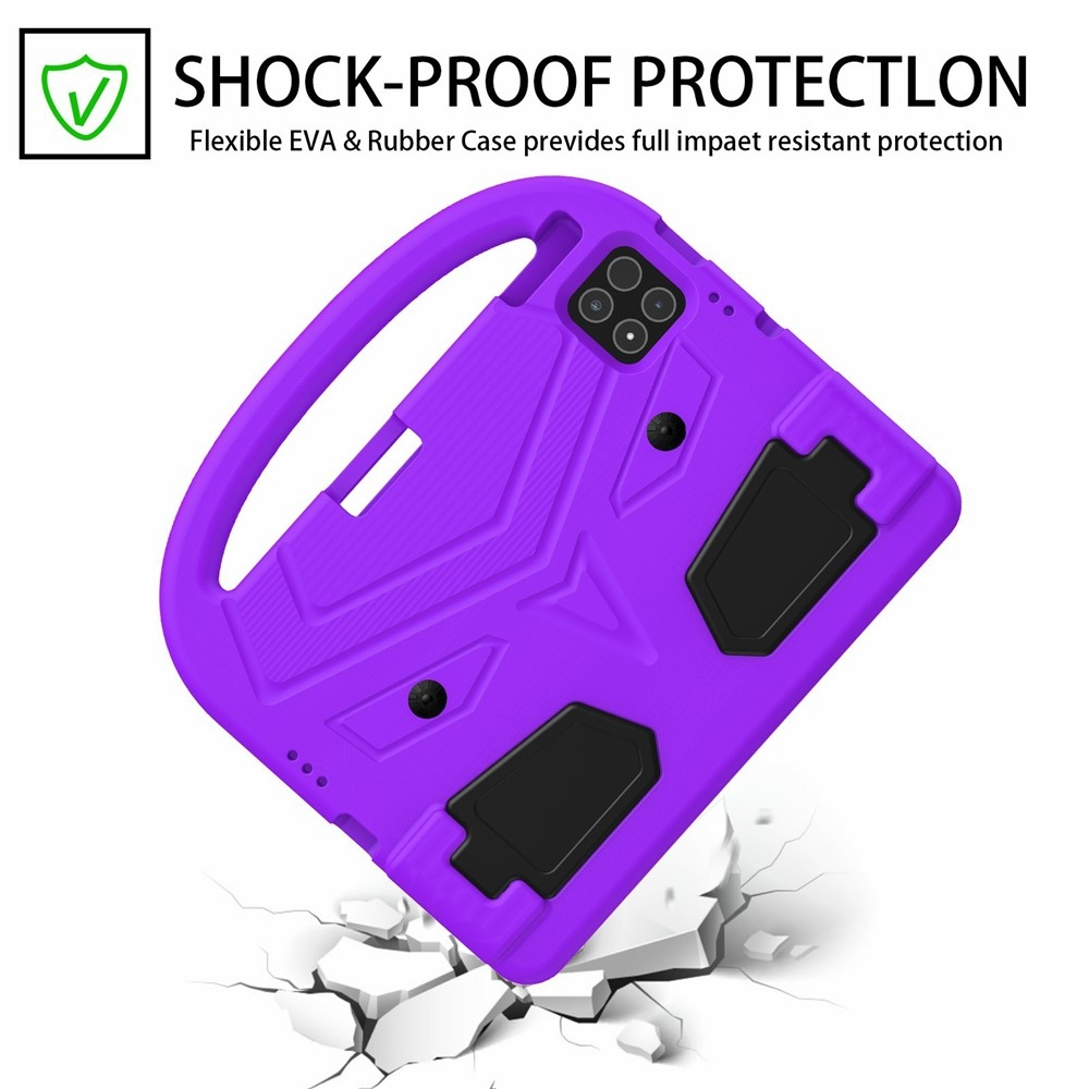 Handle EVA odolné púzdro s úchytom na tablet Xiaomi Pad 8/8 Pro/7/7 Pro - fialové