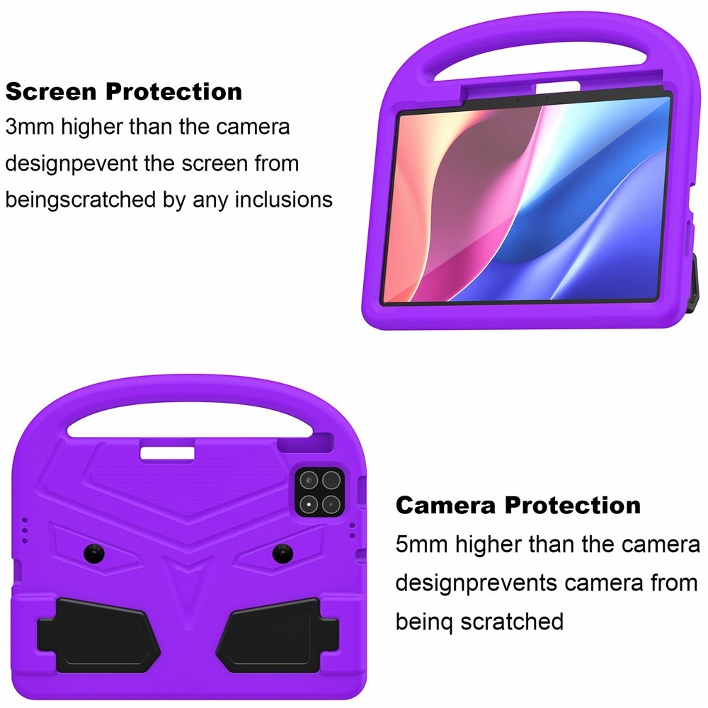 Handle EVA odolné púzdro s úchytom na tablet Xiaomi Pad 8/8 Pro/7/7 Pro - fialové