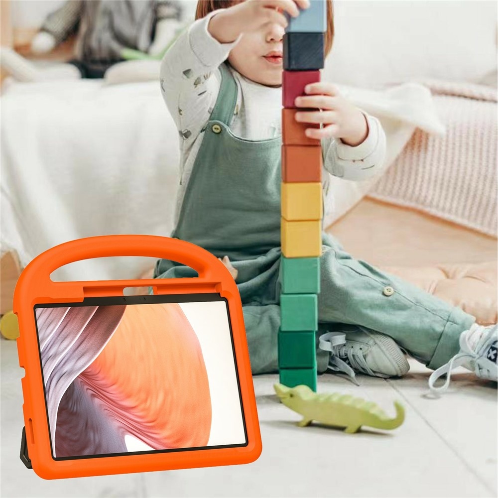 Handle EVA odolné púzdro s úchytom na tablet Xiaomi Pad 8/8 Pro/7/7 Pro - oranžové