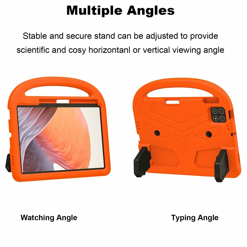 Handle EVA odolné púzdro s úchytom na tablet Xiaomi Pad 8/8 Pro/7/7 Pro - oranžové