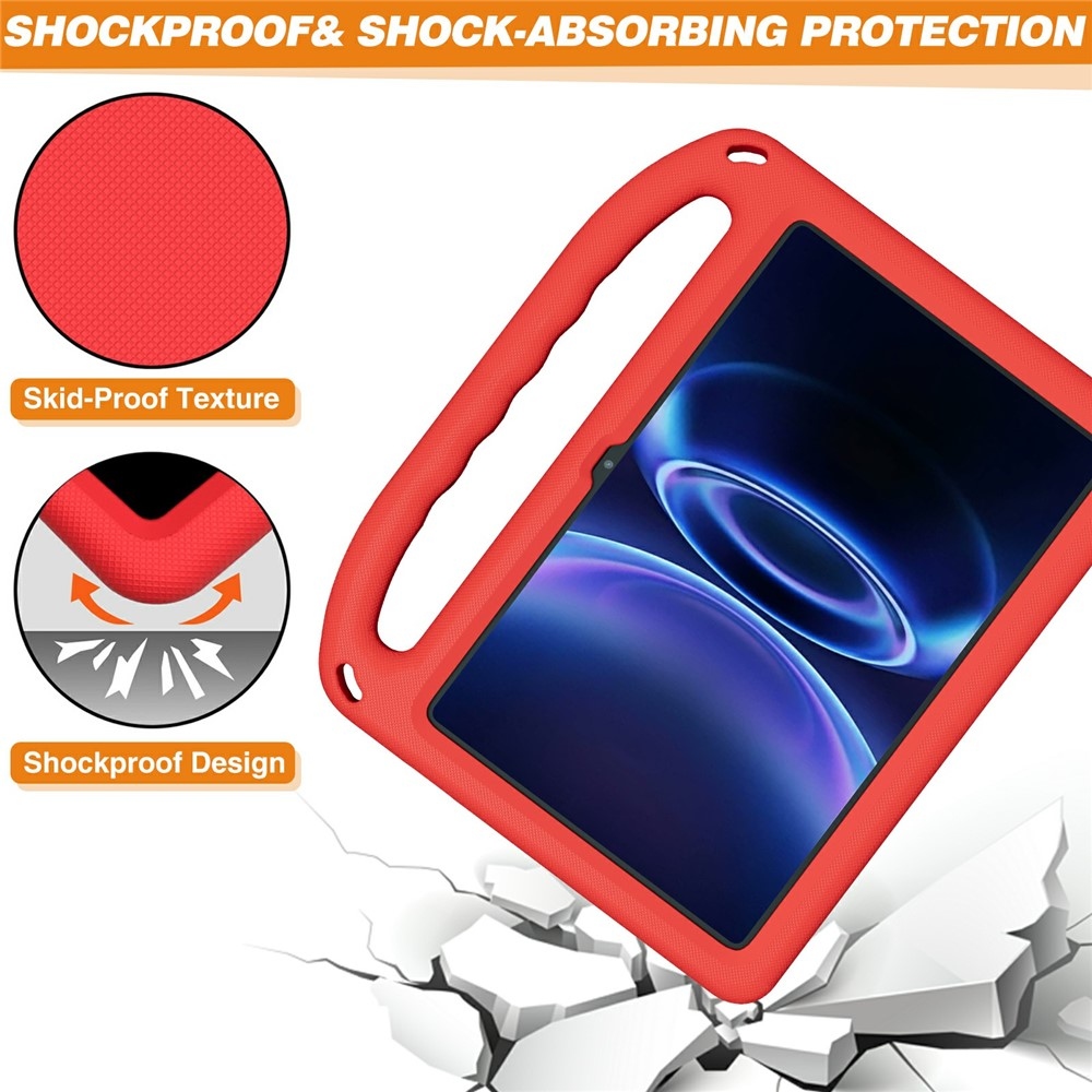 Handle EVA odolné púzdro s úchytom na tablet Xiaomi Redmi Pad 2 9.7 - červené