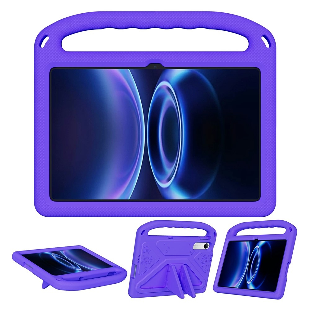 Handle EVA odolné púzdro s úchytom na tablet Xiaomi Redmi Pad 2 9.7 - fialové