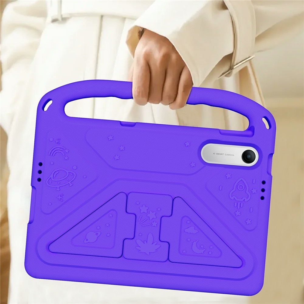 Handle EVA odolné púzdro s úchytom na tablet Xiaomi Redmi Pad 2 9.7 - fialové