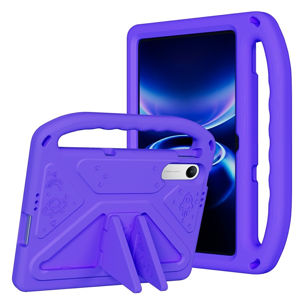 Handle EVA odolné púzdro s úchytom na tablet Xiaomi Redmi Pad 2 9.7 - fialové