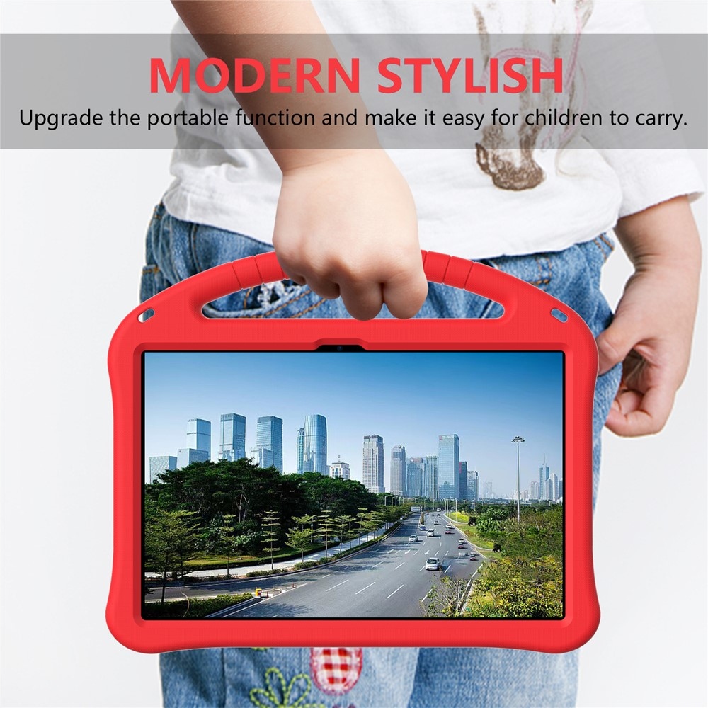 Handle EVA odolné púzdro s úchytom na tablet Xiaomi Redmi Pad 2 Pro - červené