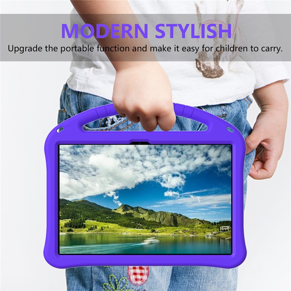 Handle EVA odolné púzdro s úchytom na tablet Xiaomi Redmi Pad 2 Pro - fialové