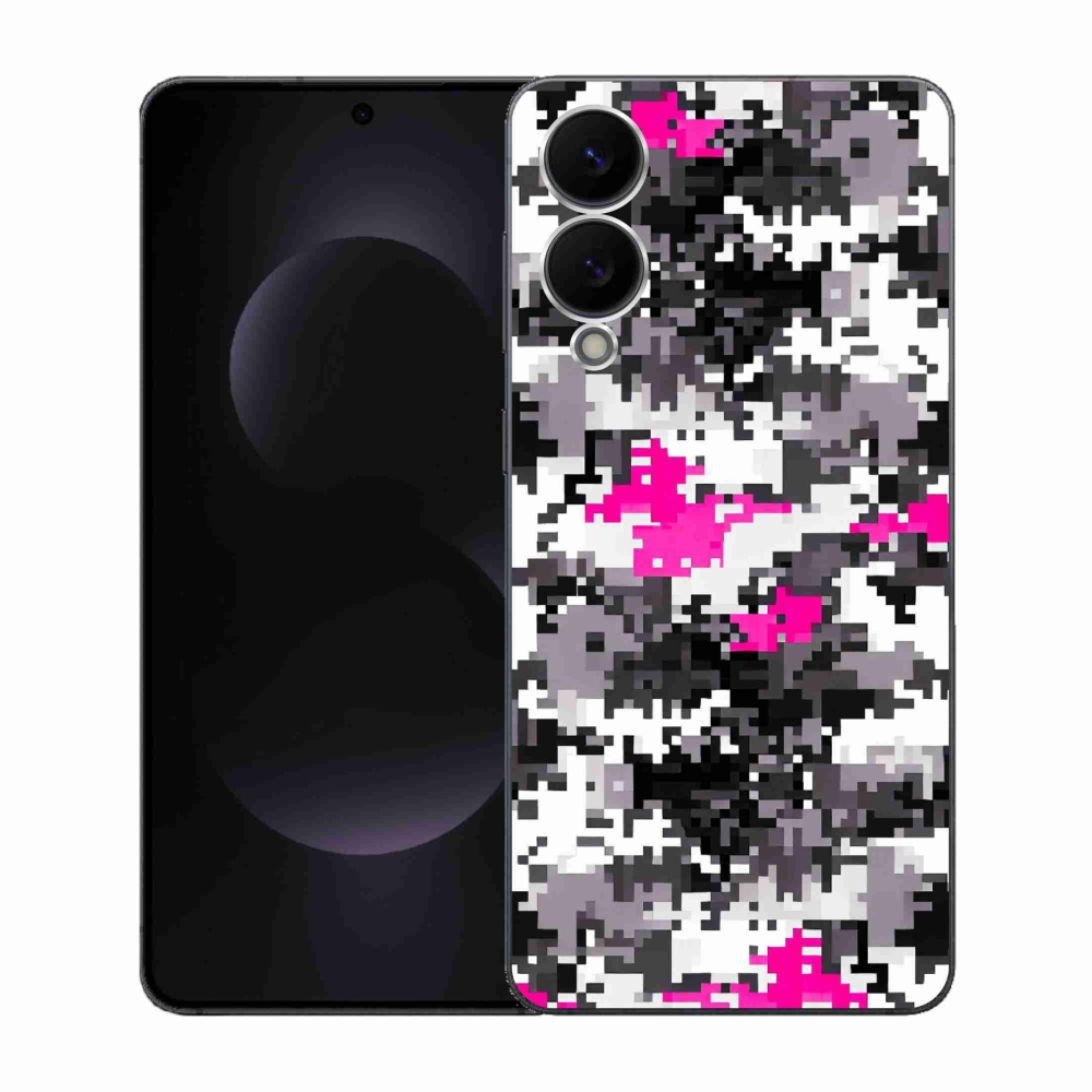 Gélový kryt mmCase na Samsung Galaxy S25 Edge - maskáčový vzor 4