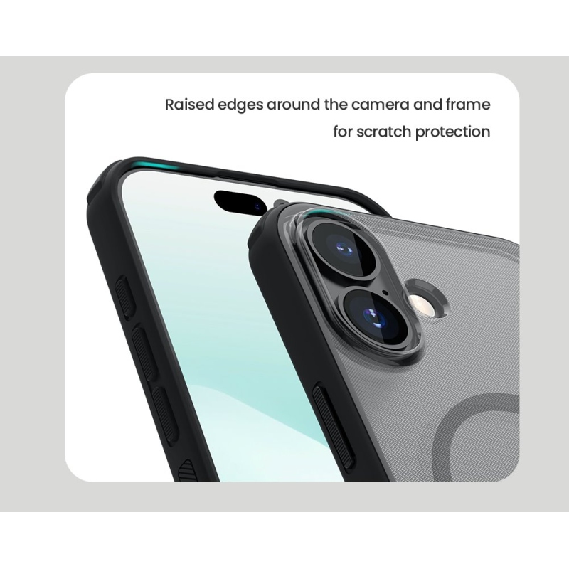 Nillkin Super Frosted PRO Magnetický zadný kryt pre Apple iPhone 17 Transparent Black
