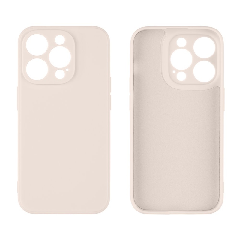 OBAL:ME Matte TPU Kryt pre Apple iPhone 15 Pro Beige