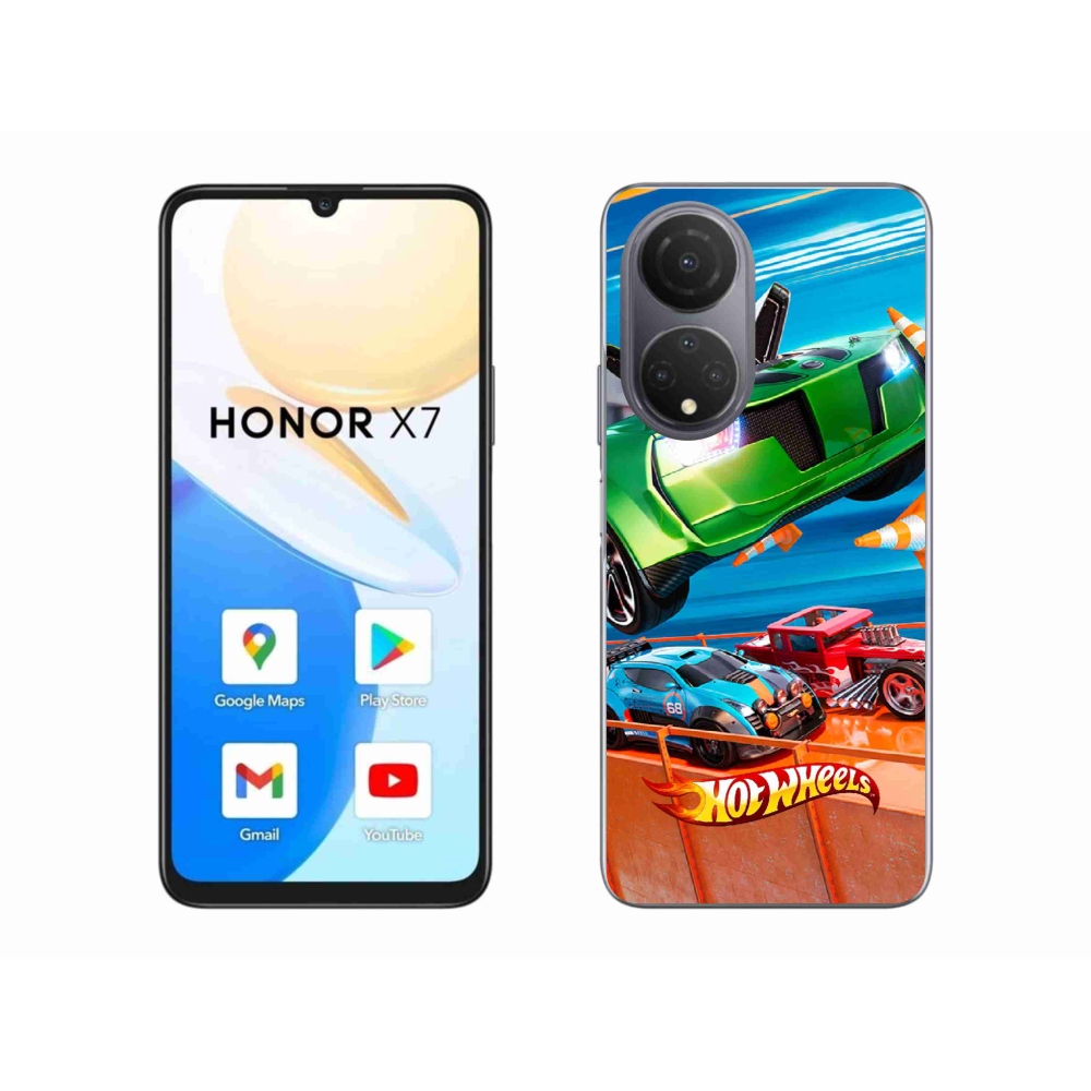 Gélový kryt mmCase na Honor X7 - hot wheels 1