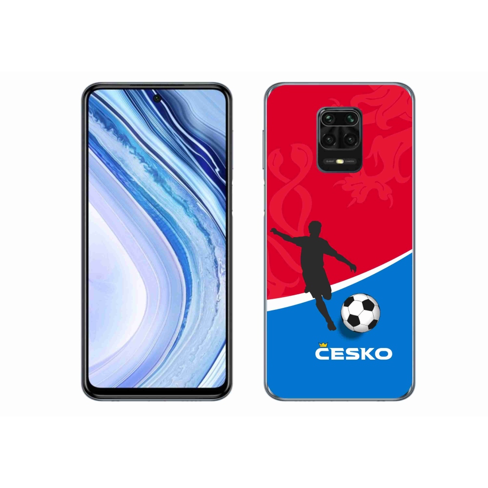 Gélový kryt mmCase na Xiaomi Redmi Note 9S - futbal Česko