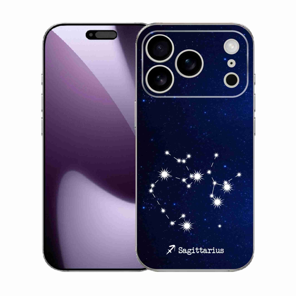 Gélový kryt mmCase na iPhone 17 Pro - súhvezdie Strelca