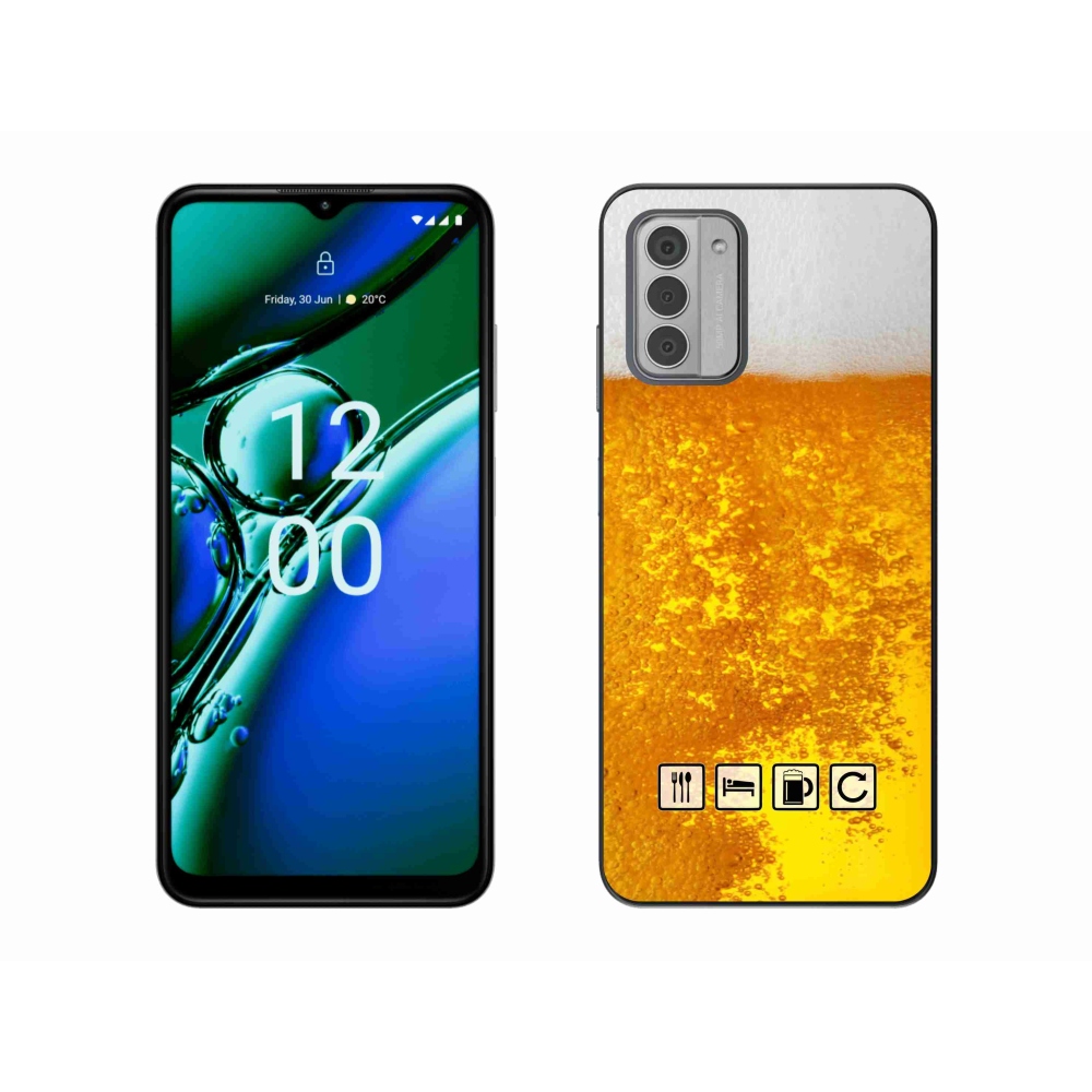 Gélový kryt mmCase na Nokia G42 - pivný motív 3