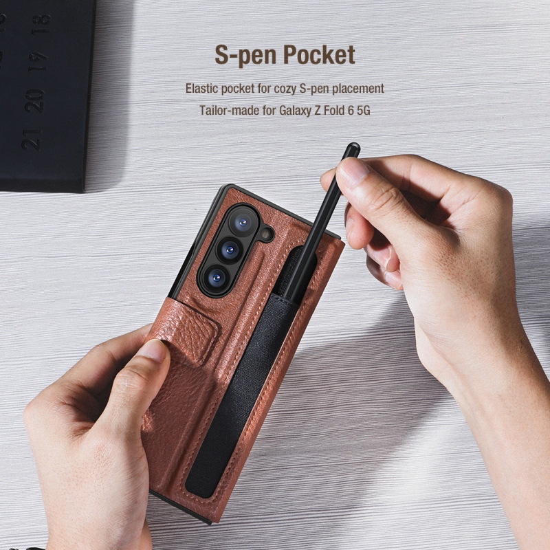 Nillkin Aoge Puzdro pre Samsung Galaxy Z Fold 6 Brown