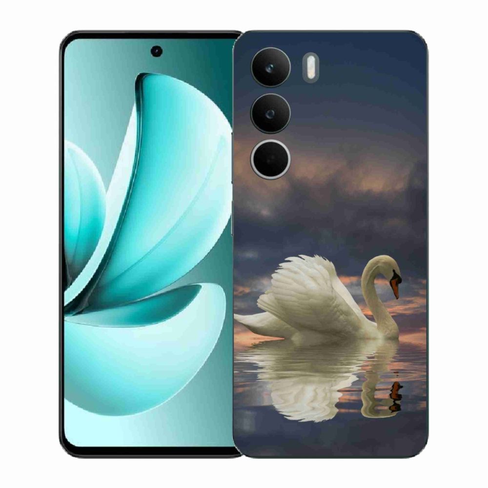 Gélový kryt mmCase na Realme C71 - labuť
