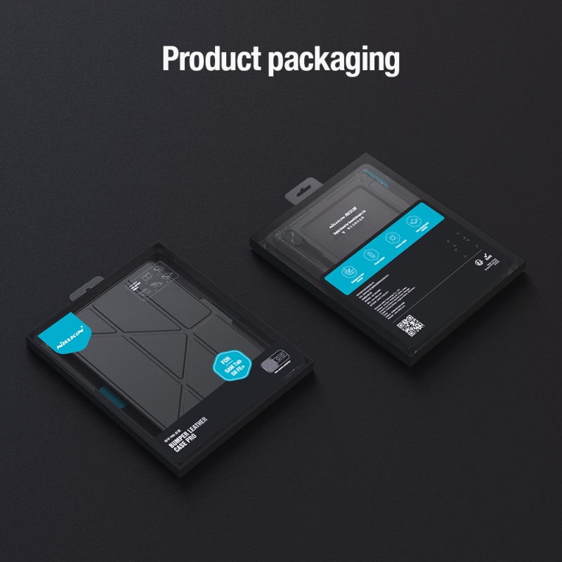 Nillkin Bumper PRO Protective Stand Case Multi-angle pre Samsung Galaxy Tab S9 FE+ Black