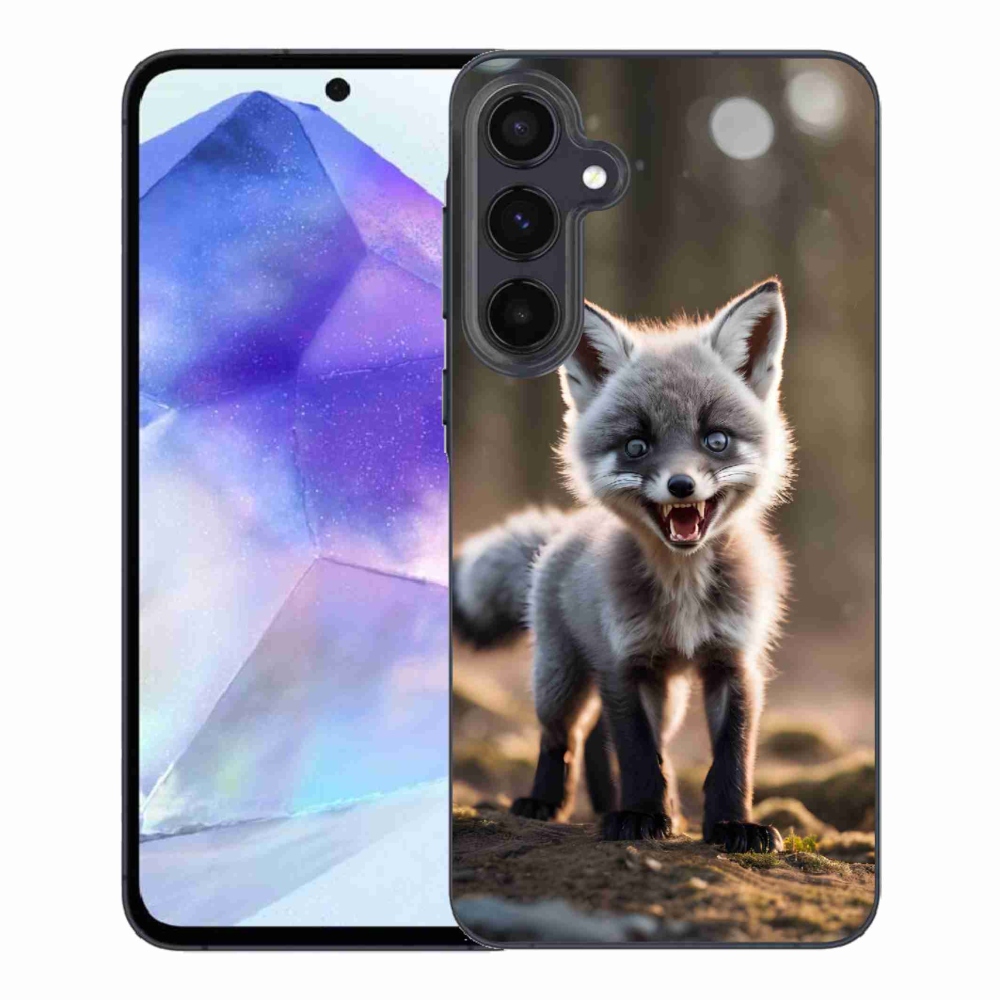 Gélový kryt mmCase na Samsung Galaxy A55 5G - rozzúrená líška