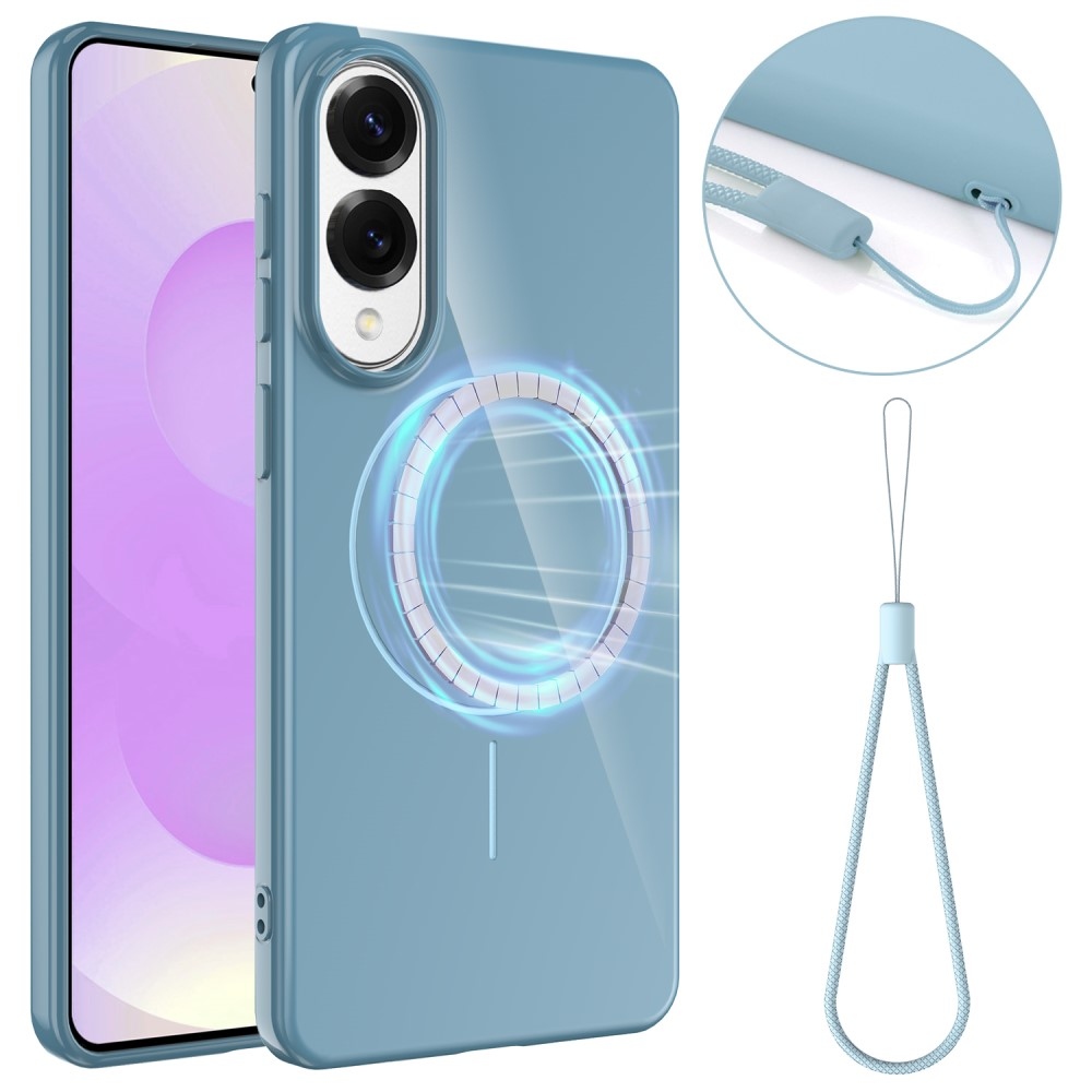 Carry gélový obal s MagSafe na Samsung Galaxy S25 Edge - modrý