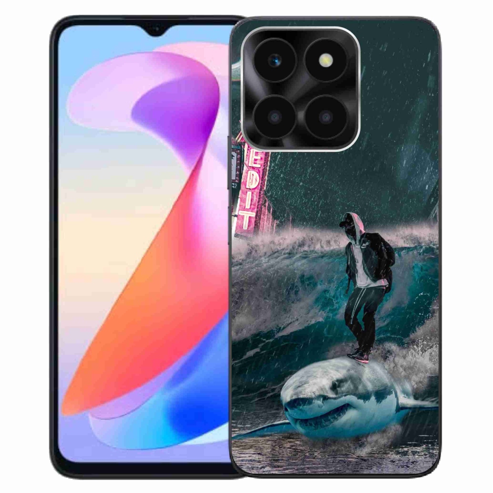 Gélový kryt mmCase na Honor X6a - žralok