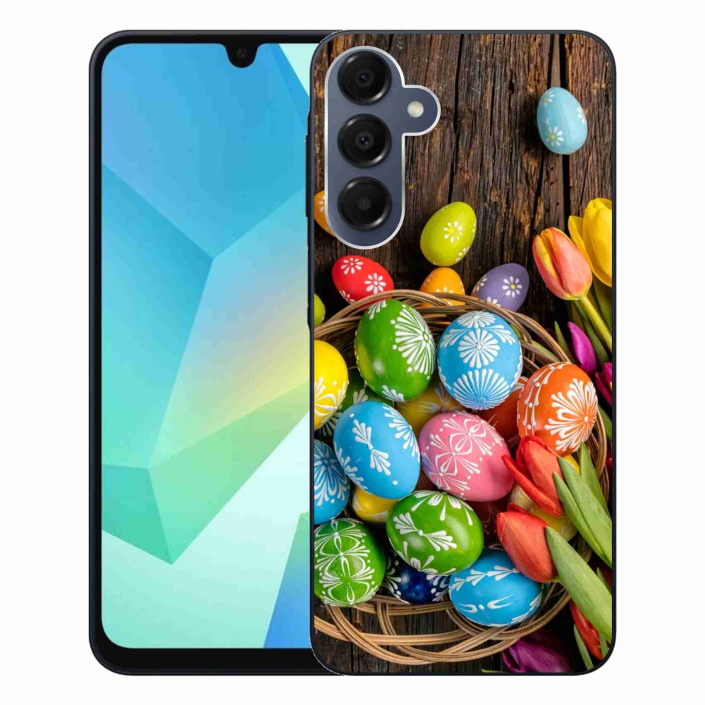 Gélový kryt mmCase na Samsung Galaxy A16 4G/5G - veľkonočné vajíčka