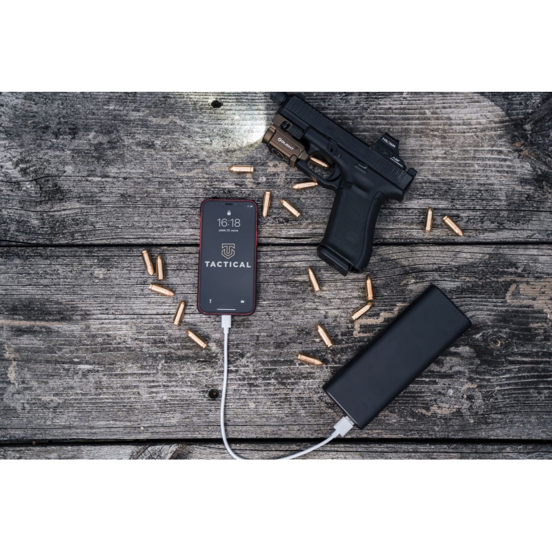 Tactical Smooth Thread Cable USB-C/USB-C 1m Black