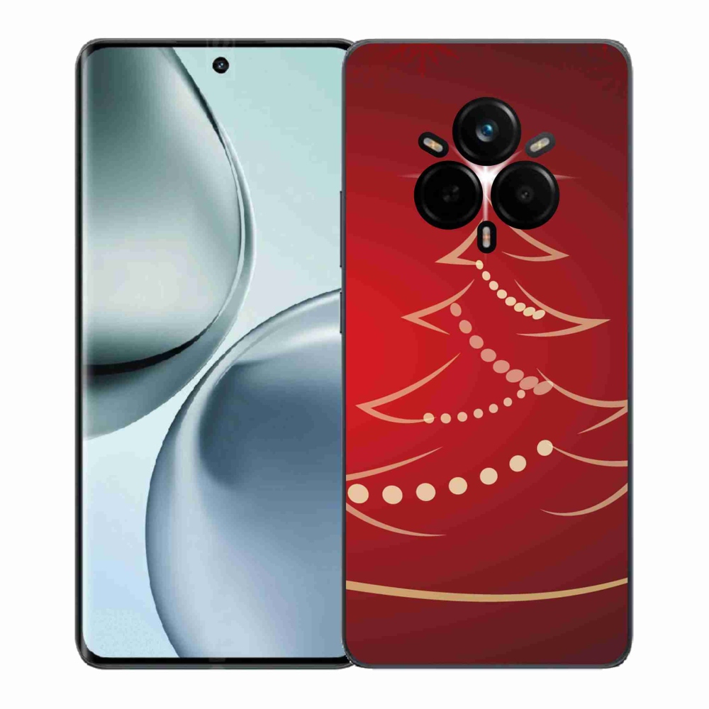 Gélový kryt mmCase na Realme 14 Pro+ 5G - kreslený vianočný stromček