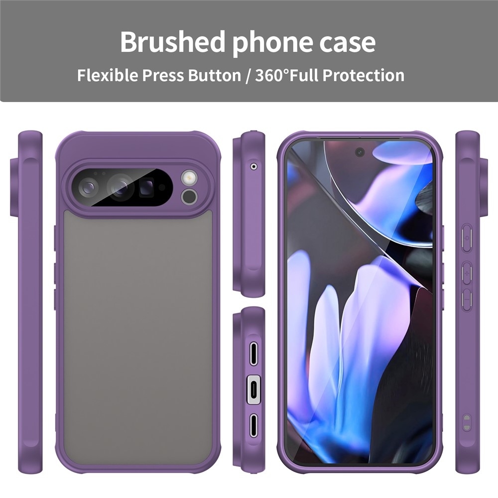 Proof gélový obal s pevným chrbtom na Google Pixel 10 Pro XL - fialový
