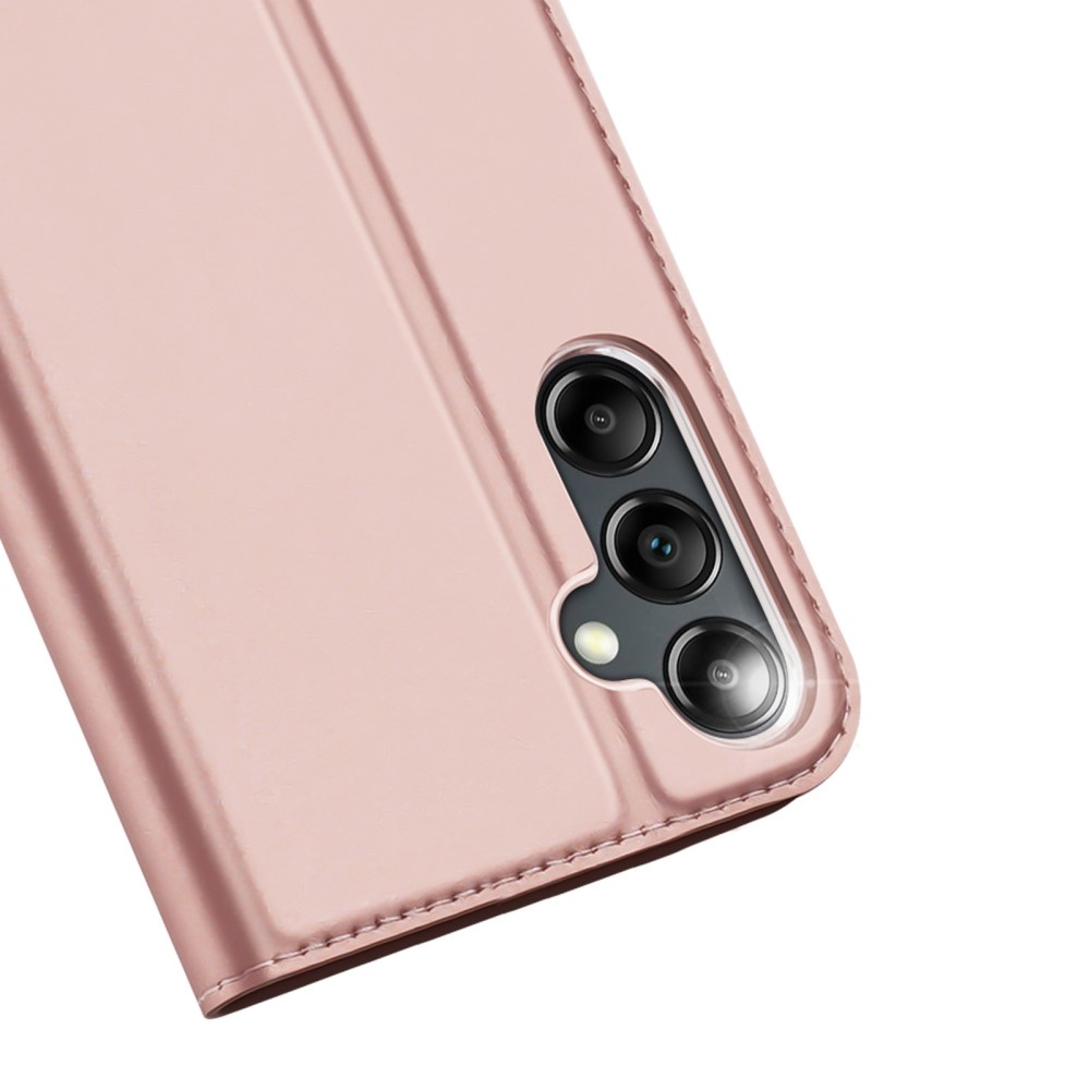 DUX knižkové púzdro na Samsung Galaxy A25 5G - ružovozlaté