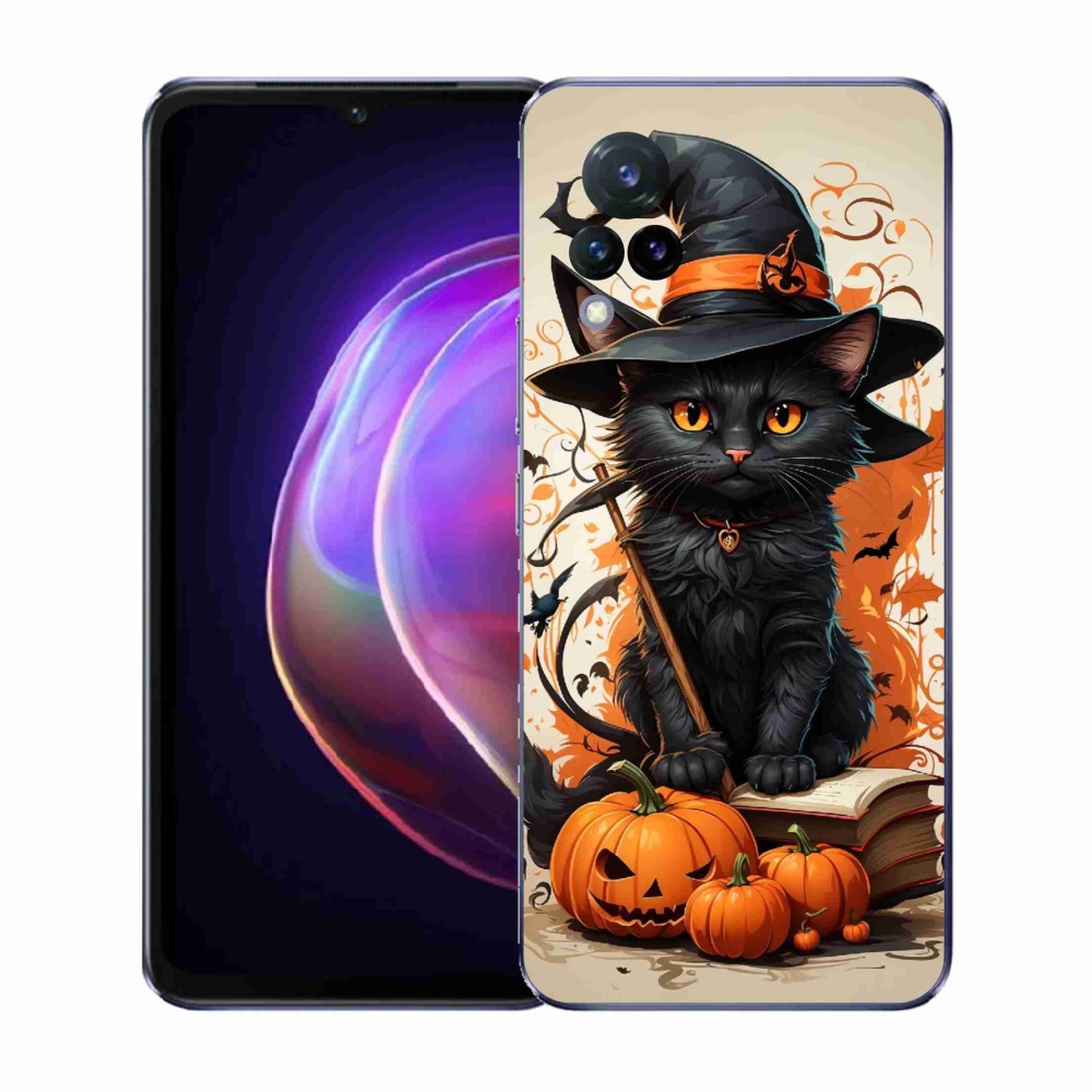 Gélový kryt mmCase na Vivo V21 4G/5G - kocúr čarodejník
