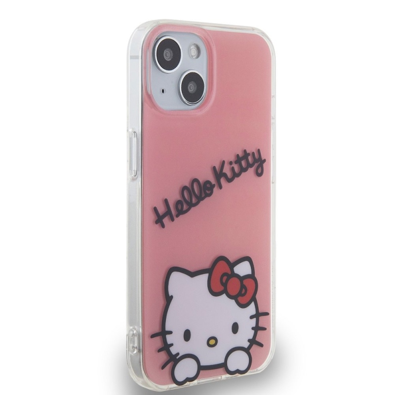 Hello Kitty IML Daydreaming Logo Zadný Kryt pre iPhone 13 Pink