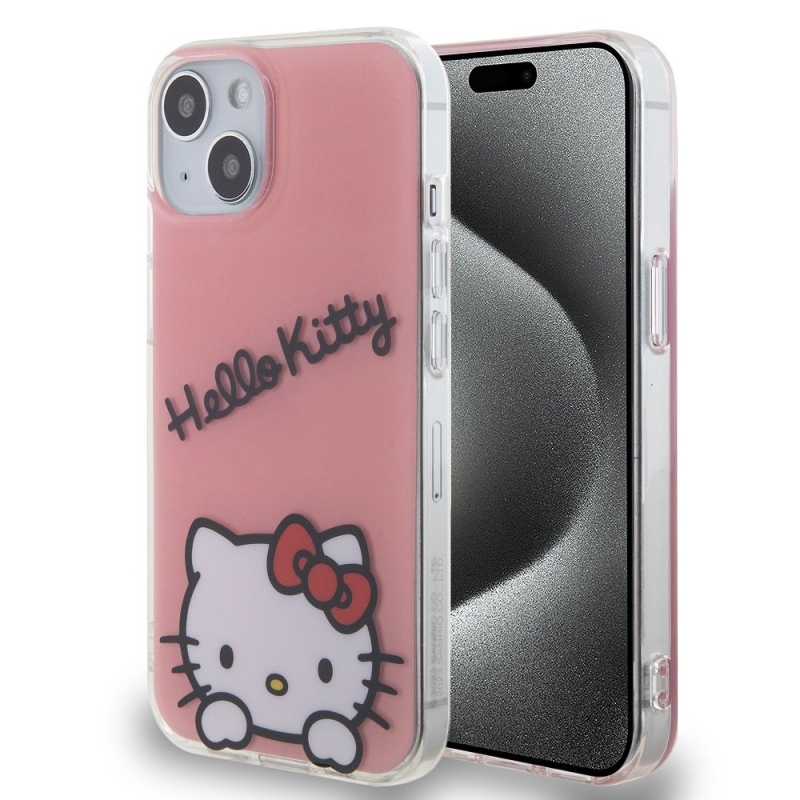 Hello Kitty IML Daydreaming Logo Zadný Kryt pre iPhone 13 Pink