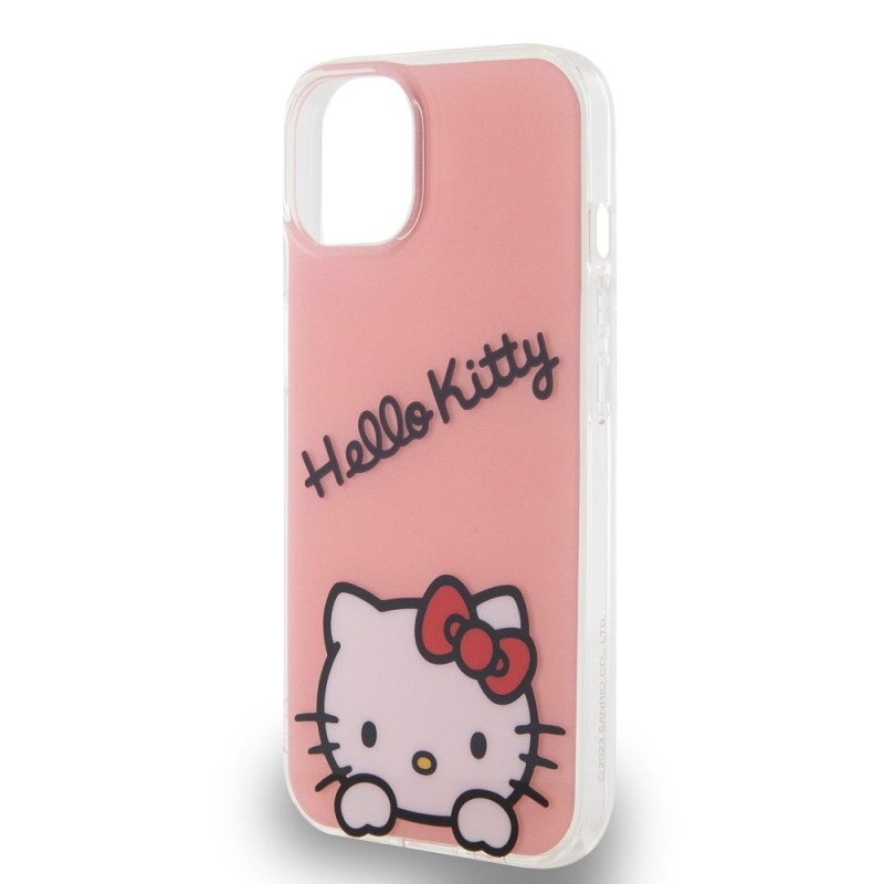 Hello Kitty IML Daydreaming Logo Zadný Kryt pre iPhone 13 Pink