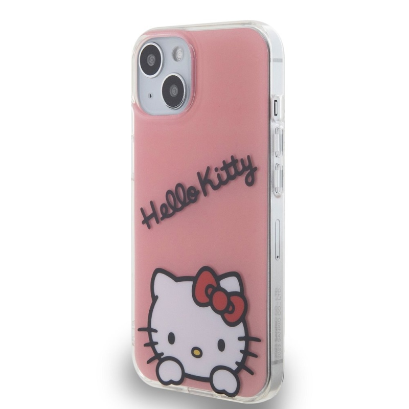 Hello Kitty IML Daydreaming Logo Zadný Kryt pre iPhone 13 Pink