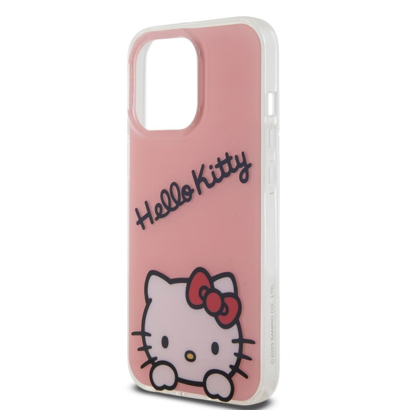 Hello Kitty IML Daydreaming Logo Zadný Kryt pre iPhone 13 Pro Pink