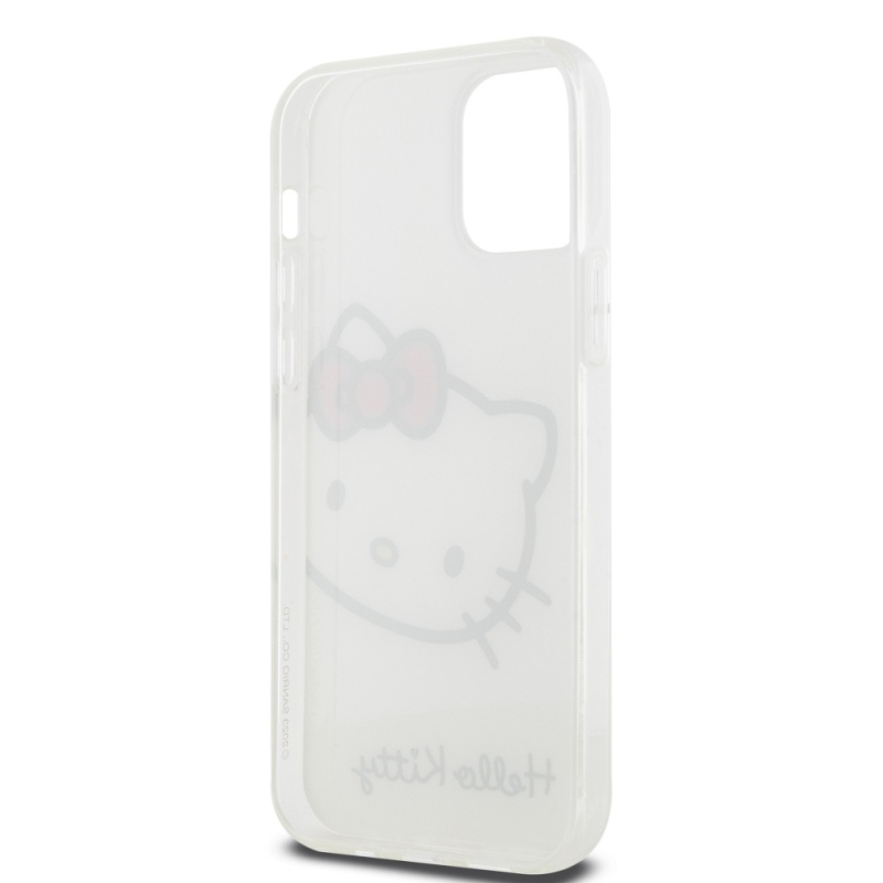 Hello Kitty IML Head Logo Zadný Kryt pre iPhone 12/12 Pro White
