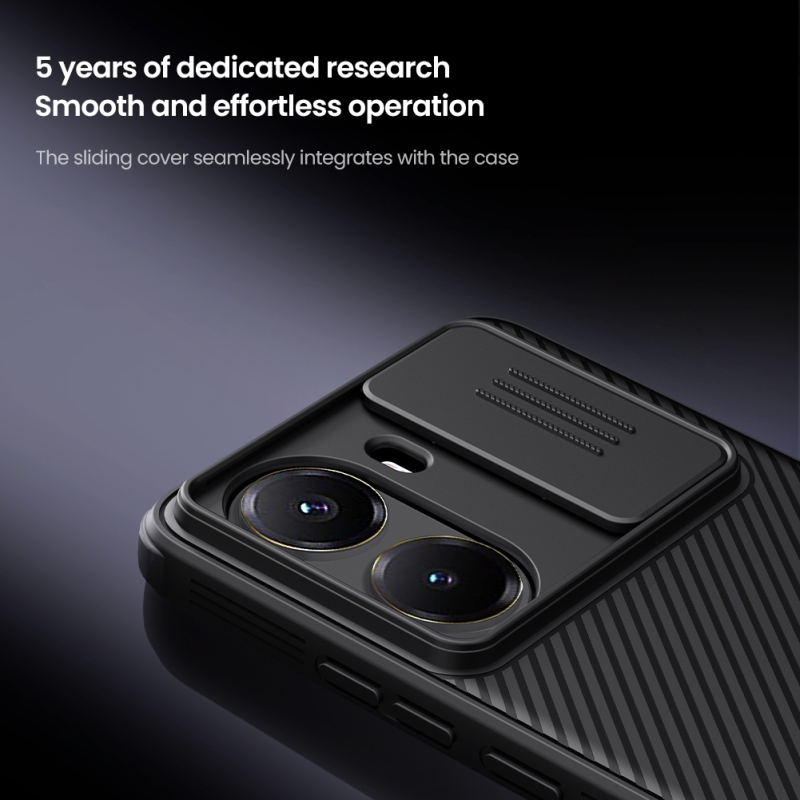 Nillkin CamShield PRO Magnetic Zadný Kryt pre Poco X7 Pro 5G Black